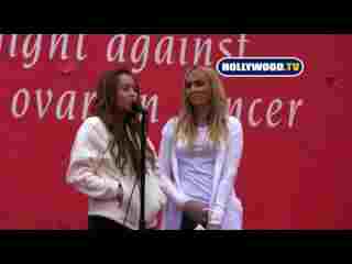 Miley Cyrus And Her Mom Support Breast Cancer For Women