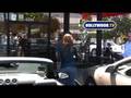 Miley Cyrus Stops For A Smoothie.