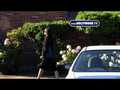 Oksana Grigorieva goes to Funeral Church Service in North Hollywood